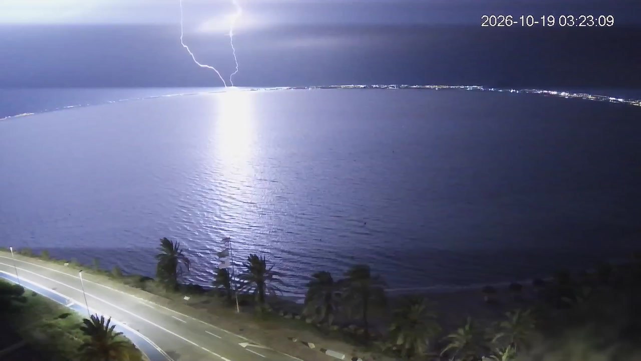 La tormenta sobre el Mar Menor · Atardecer, La Manga del Mar Menor, noche del 18 al 19 de octubre de 2026