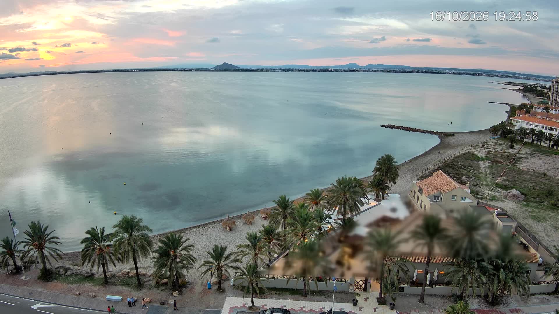 Atardecer sobre el Mar Menor desde La Manga del Mar Menor, 16 de octubre de 2026