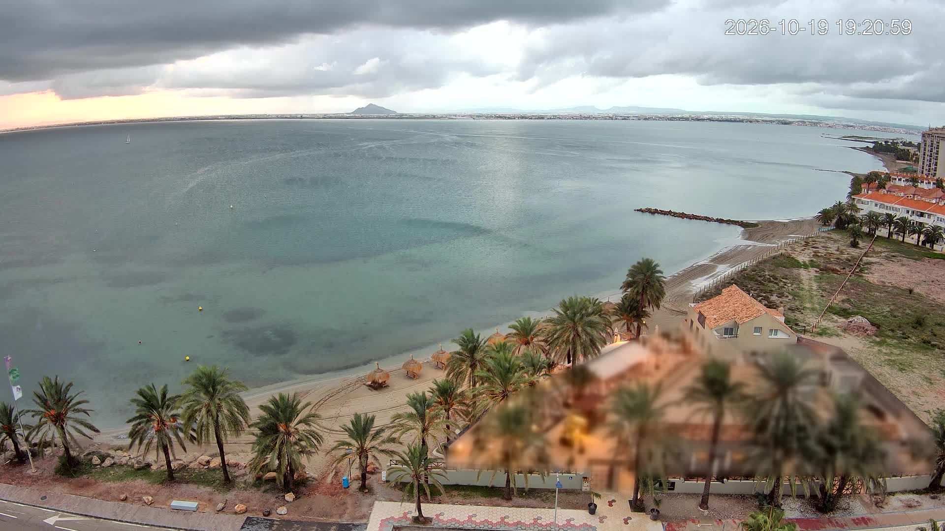 Atardecer sobre el Mar Menor desde La Manga del Mar Menor, 19 de octubre de 2026